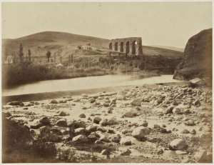 Aqueduc romain, près Constantine (Photo rare)