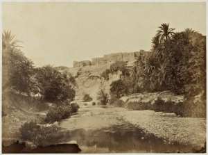 El Kantara, (vue prise du Dar-Diaf) (Photo rare)