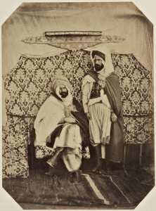 Lakdar ben Mérad, Kaïd du Guerfa, Ali ben Mohamed Kaïd de Guelma (cercle de Guelma) (Photo rare)