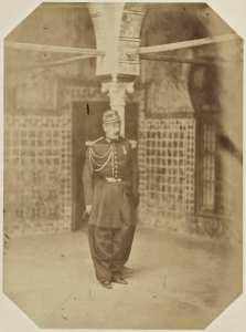 Jules Pérard, lieutenant aux spahis (tueur de lions) (Photo rare)