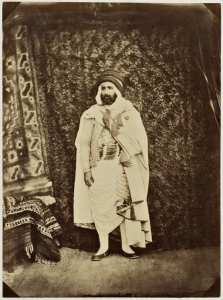 Si Mohamet Srir Ben Ali Bel Guidoum, Kaïd de Biskra (Photo rare)
