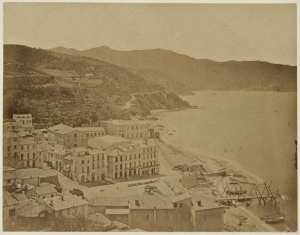 Philippeville et Stora. Vue prise de la bibliothèque militaire (Photo rare)