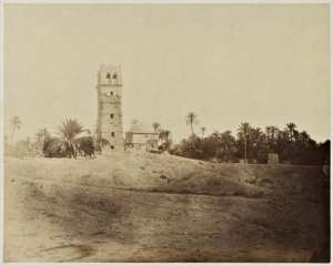Sidi Ben Fedhal. Mosquée du XIIème siècle (vieux-Biskra) (Photo rare)