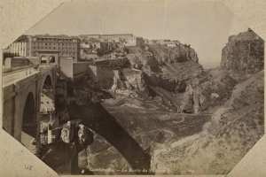 Constantine. Le ravin du Rhummel (Photo rare)