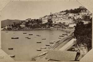[Vue du port de Bougie du coté de la porte sarrazine] (Photo rare)