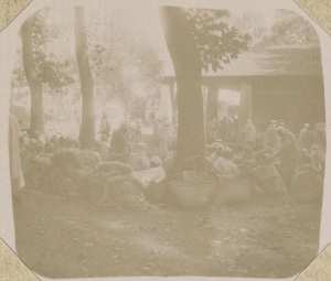 Au marché de l'Alma (Photo rare)