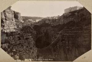 Constantine. Le Ravin de Sidi Mecid (Photo rare)