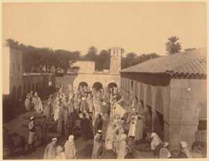 Marché à Biskra (Photo rare)