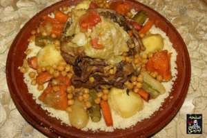 طبق الكسكس المعروف في منطقة قورارة