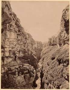 Constantine. Gorges du Rhummel (Photo rare)