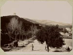 [Route d'Inkermann en sortant de la redoute d'El Aricha] (Photo rare)