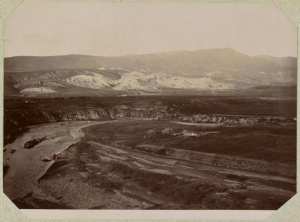 Algérie. Ammi-Moussa vue au Nord de la redoute (Photo rare)
