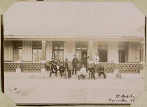 El Aricha. [Groupe de militaires] (Photo rare)