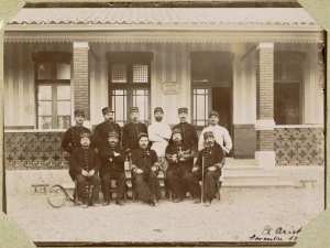 [Algérie. El Aricha. Groupe de militaires] (Photo rare)