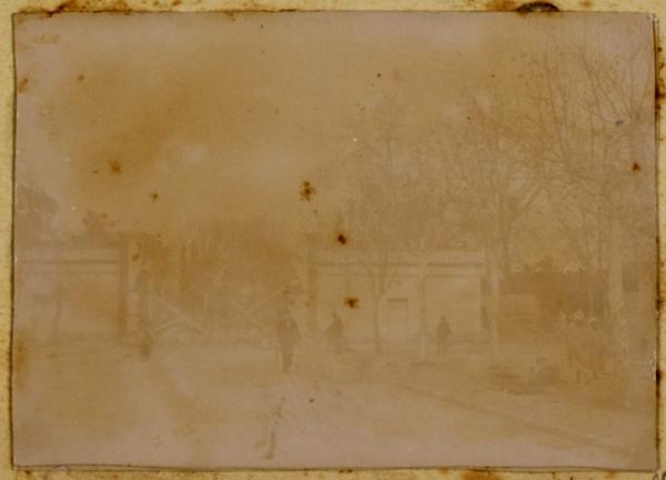 Blida. Porte d'Alger (en démolition) (Photo rare)