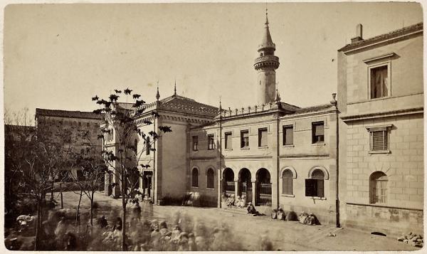 Constantine. Place de la Medersa (Photo rare)