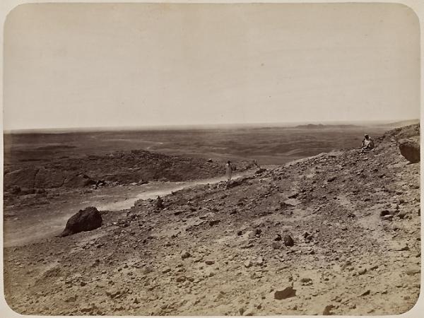 Col de Sfa. Vue du désert (Photo rare)