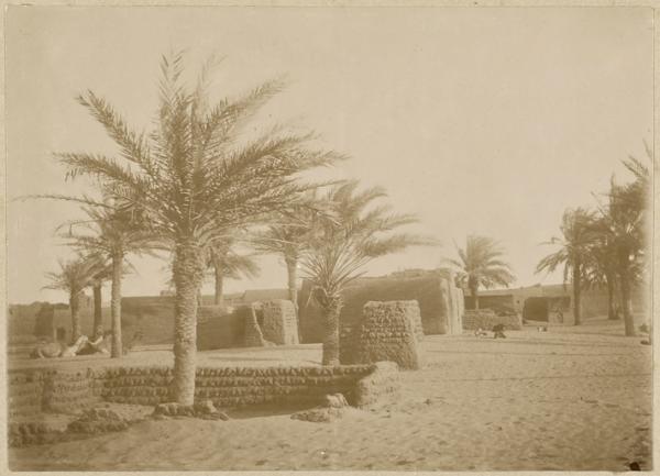 Reggan. Entrée du ksar (Photo rare)