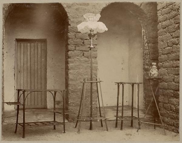 Meubles en palmier (Photo rare)