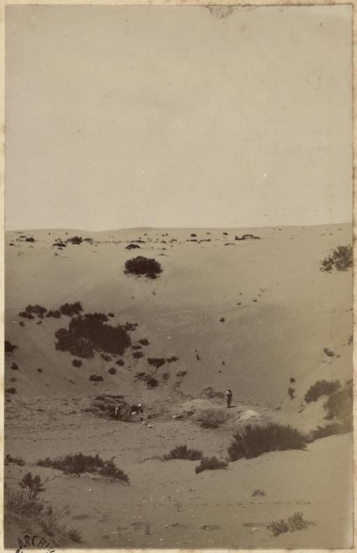 Colonne du capitaine Pujat chargé de la construction du Fort Lallemand] (Photo rare)