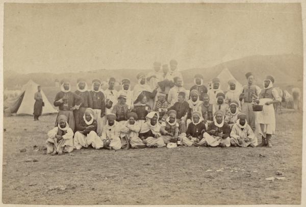 Mon peloton de spahis 1888 (Photo rare)