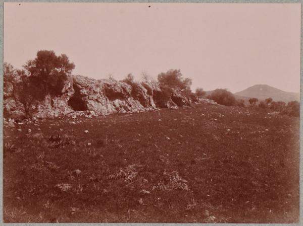 Hammam-Meskoutine. Rocher de l'Eléphant (dépôts calcaires) (Photo rare)