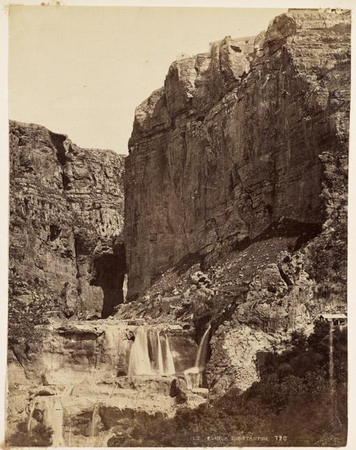 Constantine. Le ravin du Rummel (Photo rare)