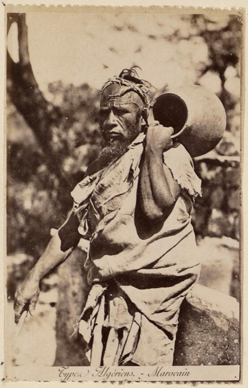 Types algériens. Marocain  [sic] (Photo rare)