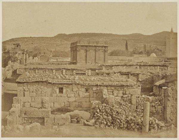 Ancien temple de Minerve pris du fort (Photo rare)