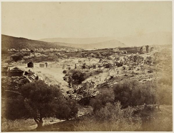 Vue générale des bains de Hammam-Meskoutin (Bains-maudits) (Photo rare)