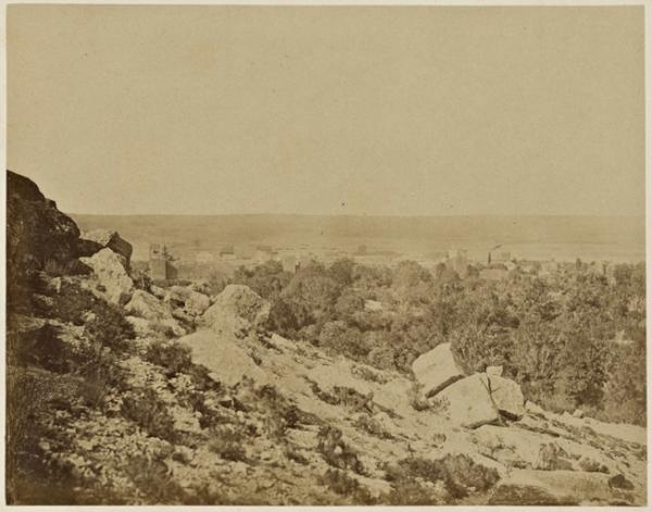 Tebessa. Vue prise du rocher (Photo rare)