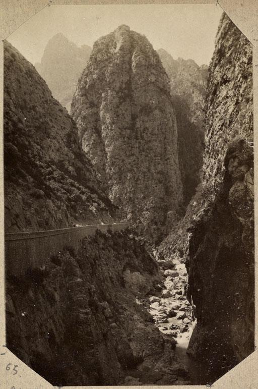 Gorges de Chaâbet-el-Akhra (Photo rare)