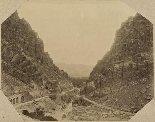 El Kantara. Vue d'amont (Photo rare)