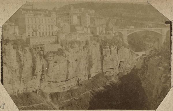 Constantine. Le ravin du Rhummel (Photo rare)
