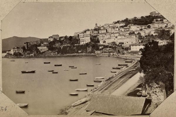 [Vue du port de Bougie du coté de la porte sarrazine] (Photo rare)