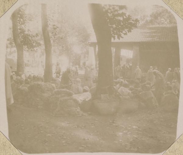 Au marché de l'Alma (Photo rare)