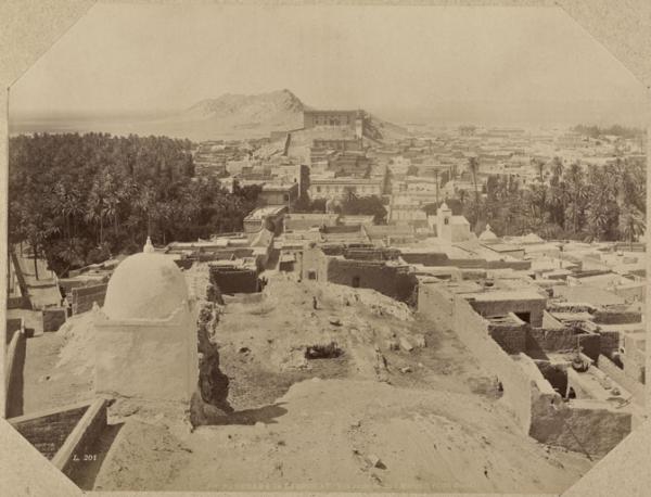 Panorama de Laghouat. Vue prise du Fort Morand (Photo rare)