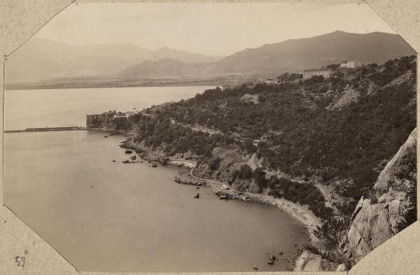 Bougie. [Vue générale prise du Cap Bouak : la baie de Sidi-Yaya] (Photo rare)