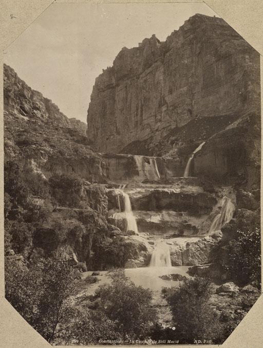 Constantine. La cascade de Sidi Mecid (Photo rare)