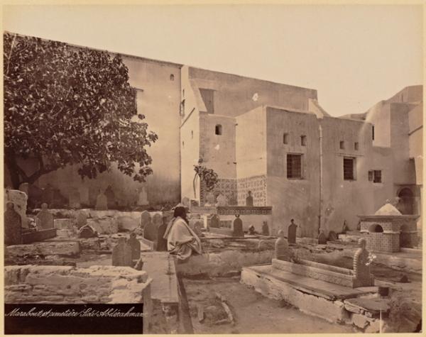 Marabout et cimetière Abderhamane (Photo rare)