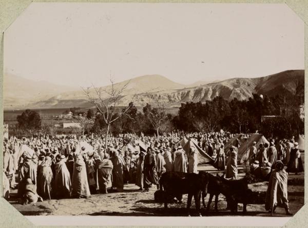 [El Aricha. Rassemblement] (Photo rare)