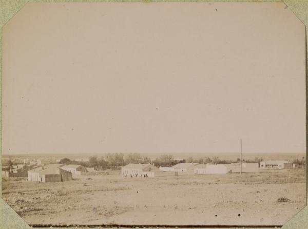 El Aricha. Le village vu de la route de Sebdou (Photo rare)