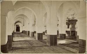 Alger. Intérieur de la mosquée Djamâ el-Kébir (Photo rare)