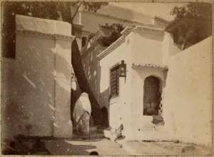 Cimetière de la mosquée [Sidi] Abd-er-Rhamane (Photo rare)