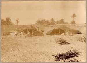 Campement de nomades (Photo rare)