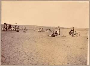 [Les sahariens au tir à Inifel  (Photo rare)