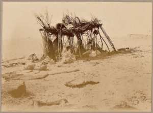 Campement de méharistes (Photo rare)