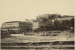 [Alger]. Lycée et Jardin Marengo (Photo rare)