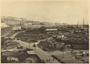 Alger. Port et boulevard (Photo rare)