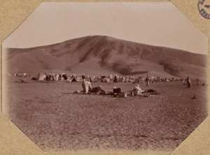 Taghit. Le camp et la grande dune (Photo rare)
